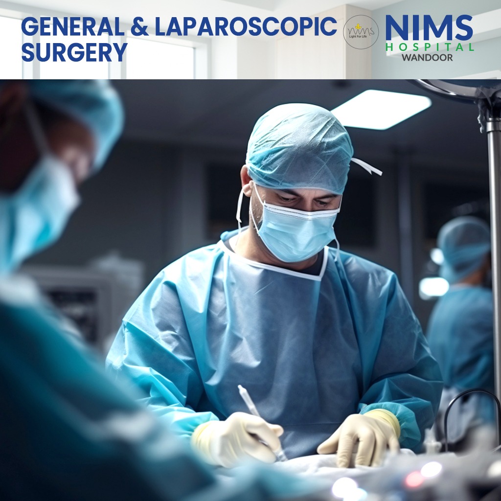 Operating Room with Laparoscopic Equipment